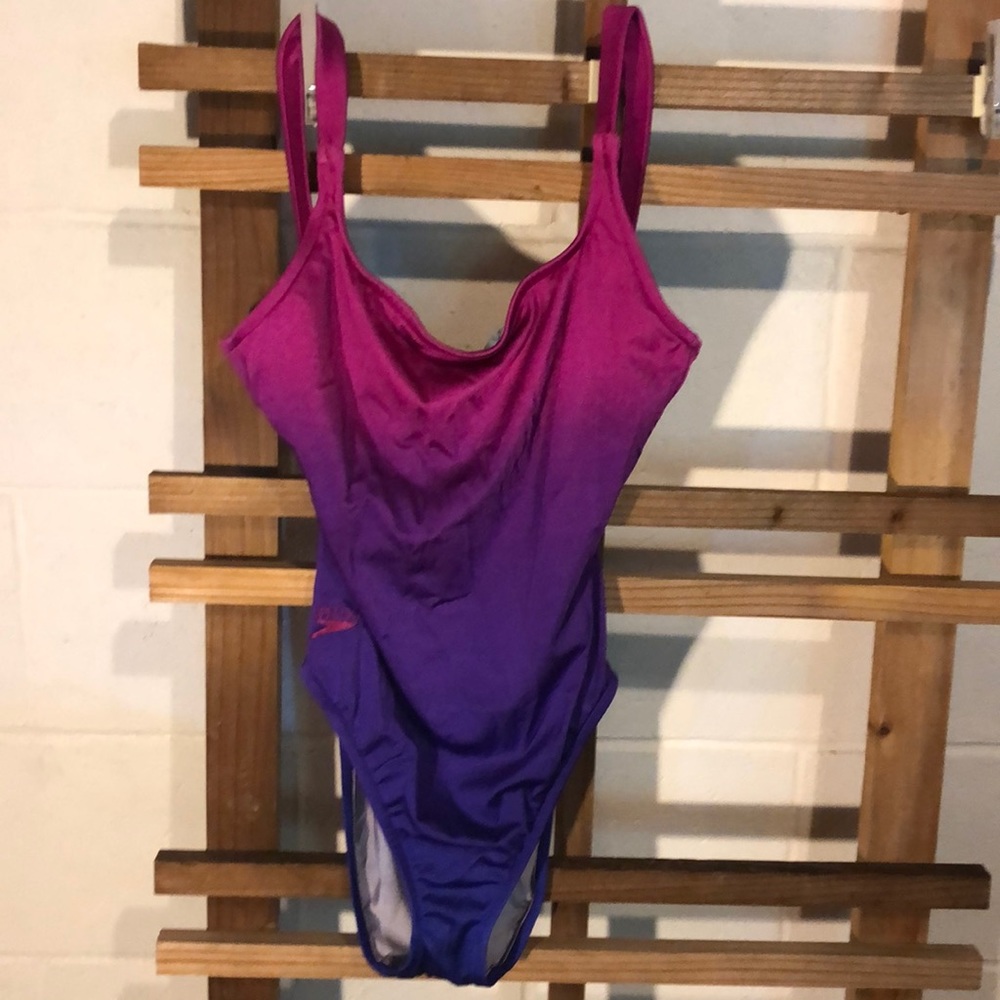 Speedo ombré full swimsuit